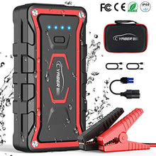 Carica l&#39;immagine nel visualizzatore di Gallery, YABER Avviatore Batteria per Moto/Auto, 1500A 20000mAh Emergenza...