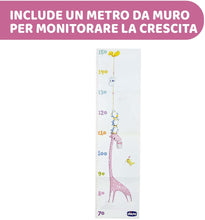 Carica l&#39;immagine nel visualizzatore di Gallery, Chicco Album dei Ricordi Rosa, Libro Nascita per Neonati e Bambini, Diario con Spazi per Note e Fotografie, con Adesivi e Metro Muro per Seguire la Crescita del Bambino - Regalo Neonata 0+ Mesi