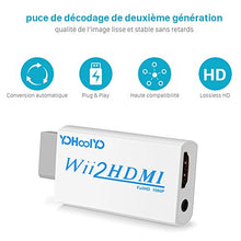 Carica l'immagine nel visualizzatore di Gallery, YOHOOLYO Convertitore da Wii a HDMI Adattatore a 720P/1080P Bianco - Ilgrandebazar