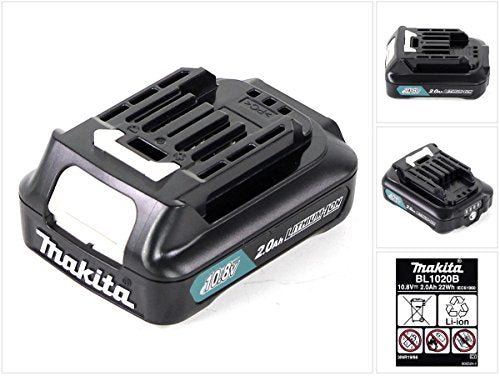 Makita, BL1020B, batteria scorrevole LI-ION 10.8V 2.0Ah / 197394-3, 0 W,... - Ilgrandebazar