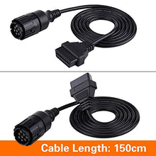 Carica l&#39;immagine nel visualizzatore di Gallery, Delaman 10 Pin a 16 Adattatore OBD2 connettore del cavo, cavo... - Ilgrandebazar