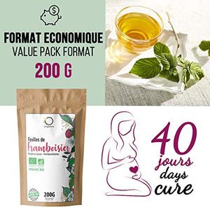 ☘️ Tisana Foglie Lampone BIO 200g | Red Raspberry Leaf Tea | Cura del...