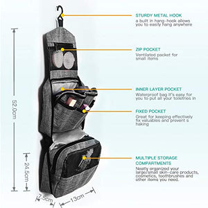 Beauty Case da Viaggio Impermeabile, Appeso Trousse Toilette Impermeabile...
