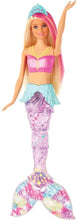 Carica l&#39;immagine nel visualizzatore di Gallery, Barbie Dreamtopia Bambola Sirena, Bionda con Coda Che Si Muove e Luci, Giocattolo per Bambini 3 + Anni, Multicolore, GFL82