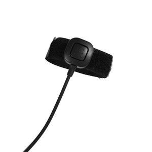 Flessibile laringofono con dito PTT, tubo acustico segreto auricolare default - Ilgrandebazar