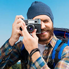 Carica l&#39;immagine nel visualizzatore di Gallery, Gkmamrg - Bracciale da uomo in pelle con incisione DAD, confezione...