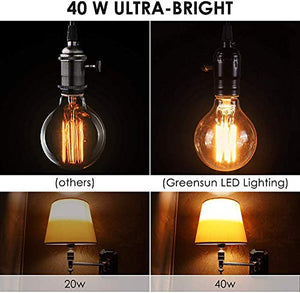 NOVSIGHT 4 Pezzi Lampadine Edison Industriali E27 40W Bianco Caldo 4 - Ilgrandebazar