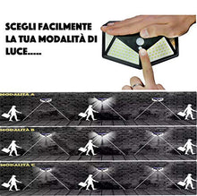 Carica l&#39;immagine nel visualizzatore di Gallery, JP-LED Luce Solare Da Esterno Led Con Sensore Di Movimento【Alta...