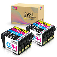 Carica l'immagine nel visualizzatore di Gallery, OFFICE HELPER Sostituzione Cartuccia 10 Pezzi (4Nero,2Magenta,2Ciano,2Giallo)