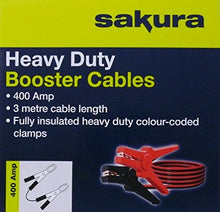 Carica l&#39;immagine nel visualizzatore di Gallery, Sakura SS3625 Cavi Batteria Isolati, 400 A, Lunghezza 3 m