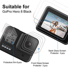 Carica l&#39;immagine nel visualizzatore di Gallery, laxikoo Pellicola Vetro Temperato per GoPro Hero 8 Black, [12 Pezzi]...