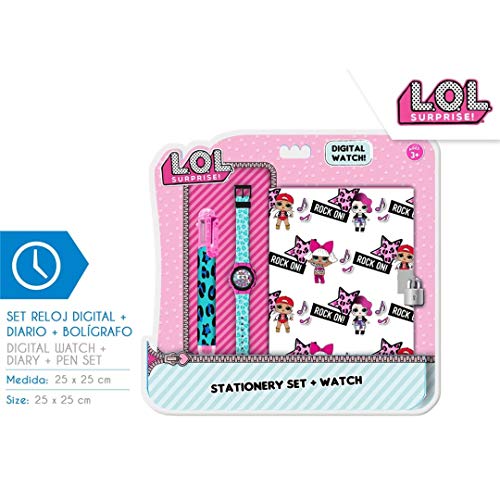 L.O.L. Surprise Orologio Digitale Bambina con Cinturino in Plastica 22020 - Ilgrandebazar