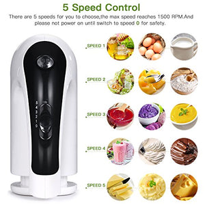 Sbattitore Elettrico per Dolci,SURPEER Fruste Elettriche Cucina,hm Pentole...