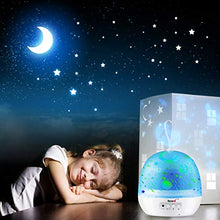 Carica l&#39;immagine nel visualizzatore di Gallery, [Aggiornamento] Proiettore per Bambini, AsperX 4 in 1 Lampada Proiettore...