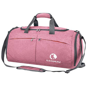 CANWAY Borsone Palestra Sportivo da Viaggio con Rosa
