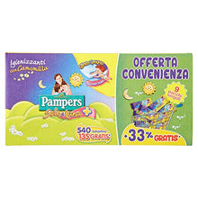 Carica l'immagine nel visualizzatore di Gallery, Pampers Sole e Luna Salviettine, 540 Pezzi