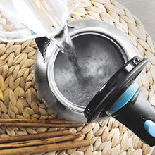 Carica l'immagine nel visualizzatore di Gallery, Cecotec ThermoSense 220 in acciaio, bollitore elettrico, senza BPA, 1630 W, base 360º, filtro anticalcare, doppio sistema di sicurezza, 1,2 litri