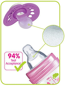MAM - Set di 2 succhietti che si illuminano al buio, con custodia Blu (Blue) - Ilgrandebazar