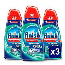 Carica l&#39;immagine nel visualizzatore di Gallery, Finish All in 1 Detersivo Liquido Lavastoviglie Powergel - 3 x 650 ml - Ilgrandebazar