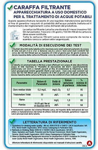 Laica F6S Cartucce Filtranti Bi-Flux, 5+1 Cartuccia omaggio (6 mesi di acqua filtrata), 100% made in Italy 6 Cartucce