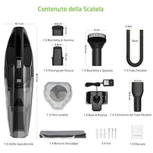 Carica l&#39;immagine nel visualizzatore di Gallery, Aspirabriciole Senza Fili, Holife Aspirapolvere Portatile Potente, Nero 164 - Ilgrandebazar