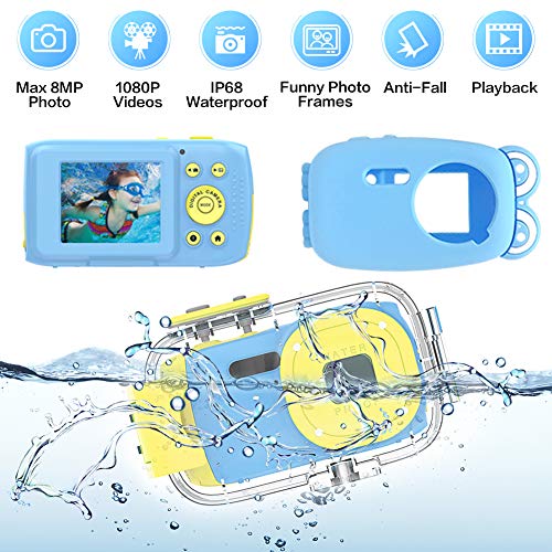 Macchina Fotografica per Bambini Fotocamera Subacquea Full HD 1080P CC09-1
