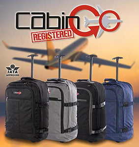 CABIN GO MAX 5520 Trolley Zaino bagaglio a mano/cabina da MX5520, Nero