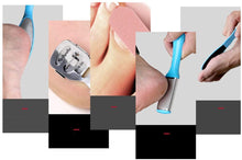 Carica l&#39;immagine nel visualizzatore di Gallery, GeekerChip Kit per Strumenti per Pedicure con Coltello in Cuoio per Piedi da Barba,Strisce per Lucidare Unghie Dei Piedi,Forchetta Della Pelle Morta,Tagliaunghie,Pinze Aquila,Coltello per Calli