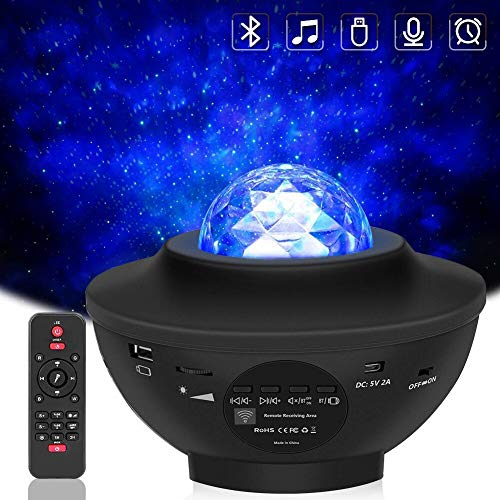 Lampada Proiettore Stelle, Luce Notturna Bambini con 21 Modalità, LED...