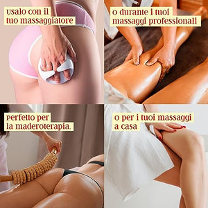 Potente Olio Intensivo Anticellulite Snellente 1000 ml Olio di Massaggio Dimagrante Drenante Donna Uomo 100% Naturale Penetra 6 volte più in profondità che una crema anticellulite Coppettazione