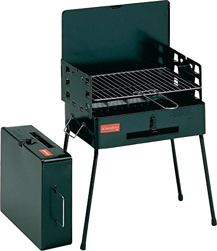 8130000 - Ferraboli Barbecue in acciaio, colore Nero, Taglia unica, Nero - Ilgrandebazar