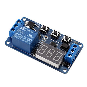 KKmoon 12V Modulo Relè Delay Timer Digitale Control Switch Relay Module, - Ilgrandebazar