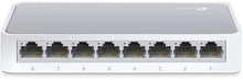 Carica l&#39;immagine nel visualizzatore di Gallery, TP-Link TL-SF1008D Switch Desktop, 8 Porte RJ45 10/100 Mbps, 8 Porte, Bianco - Ilgrandebazar