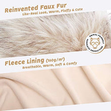 Carica l&#39;immagine nel visualizzatore di Gallery, Futrzane Colbacco Donna in Pelliccia Cosacco Stile Russo M, Avorio - Ilgrandebazar