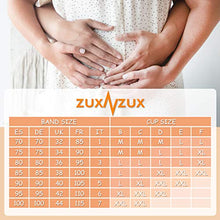 Carica l'immagine nel visualizzatore di Gallery, ZUXNZUX Reggiseno Allattamento Donna Cotone Senza Ferretto XL, Grigio+nero