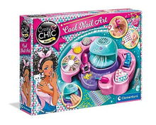 Carica l'immagine nel visualizzatore di Gallery, Clementoni- Crazy Chic-Cool Nails Set per Unghie Bambina, Multicolore, 18599