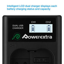 Carica l&#39;immagine nel visualizzatore di Gallery, Powerextra - Caricabatteria Dual USB con display LCD, funziona con...