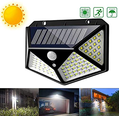 JP-LED Luce Solare Da Esterno Led Con Sensore Di Movimento【Alta...
