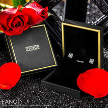 Carica l&#39;immagine nel visualizzatore di Gallery, Orecchini Donna Gioielli con Zirconia di Swarovski, Argento