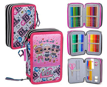 Carica l&#39;immagine nel visualizzatore di Gallery, Lol Surprise 92424 Astuccio Triplo Riempito, 44 Accessori Scuola, 20...