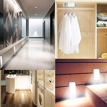 Carica l&#39;immagine nel visualizzatore di Gallery, Luce Notte LED, AMANKA 4 Pcs Lampada Armadio con 4 Pezzi Led - Ilgrandebazar