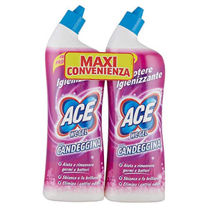 Ace WC Gel con Candeggina - 2 Confezioni da 700 ml - Ilgrandebazar