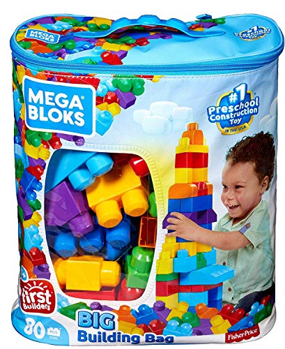 MEGA bloks Sacca Ecologica, 80 Pezzi, Blocchi da Costruzione, Giocattolo per... - Ilgrandebazar