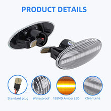 Carica l'immagine nel visualizzatore di Gallery, [1 paio] OZ-LAMPE LED Luci laterali, Indicatori di lente trasparente