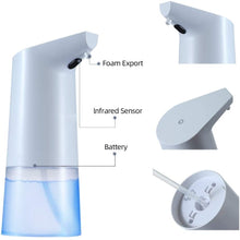 Carica l'immagine nel visualizzatore di Gallery, 350ml Dispenser Automatico di Sapone Schiumogeno con Sensore a Infrarossi Distributore Sapone Liquido Senza Contatto
