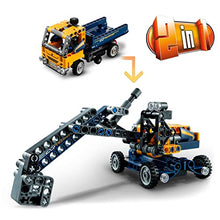 Carica l&#39;immagine nel visualizzatore di Gallery, LEGO 42147 Technic Camion Ribaltabile, Set 2 in 1 con Camioncino ed Escavatore Giocattolo, Giochi per Bambini e Bambine dai 7 anni in su, Idee Regalo