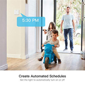 MOES WiFi Smart Light Switch Button Life/Tuya APP Remote Control...