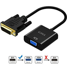 Carica l&#39;immagine nel visualizzatore di Gallery, GANA Adattatore DVI a VGA Cavo Convertitore DVI-D a | 24+1 Supporto 60Hz...