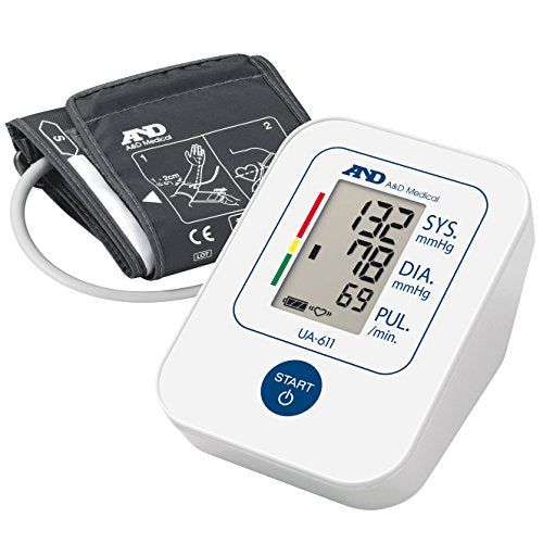 A&D Medical UA-611 Misuratore di Pressione da Braccio Digitale, Clinicamente...