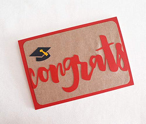 Congrats - Laurea - congratulazioni - biglietto d'auguri (formato 10,5 x 15... - Ilgrandebazar